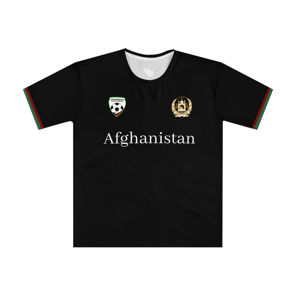 Afghanistan Fotboll T-shirt Black