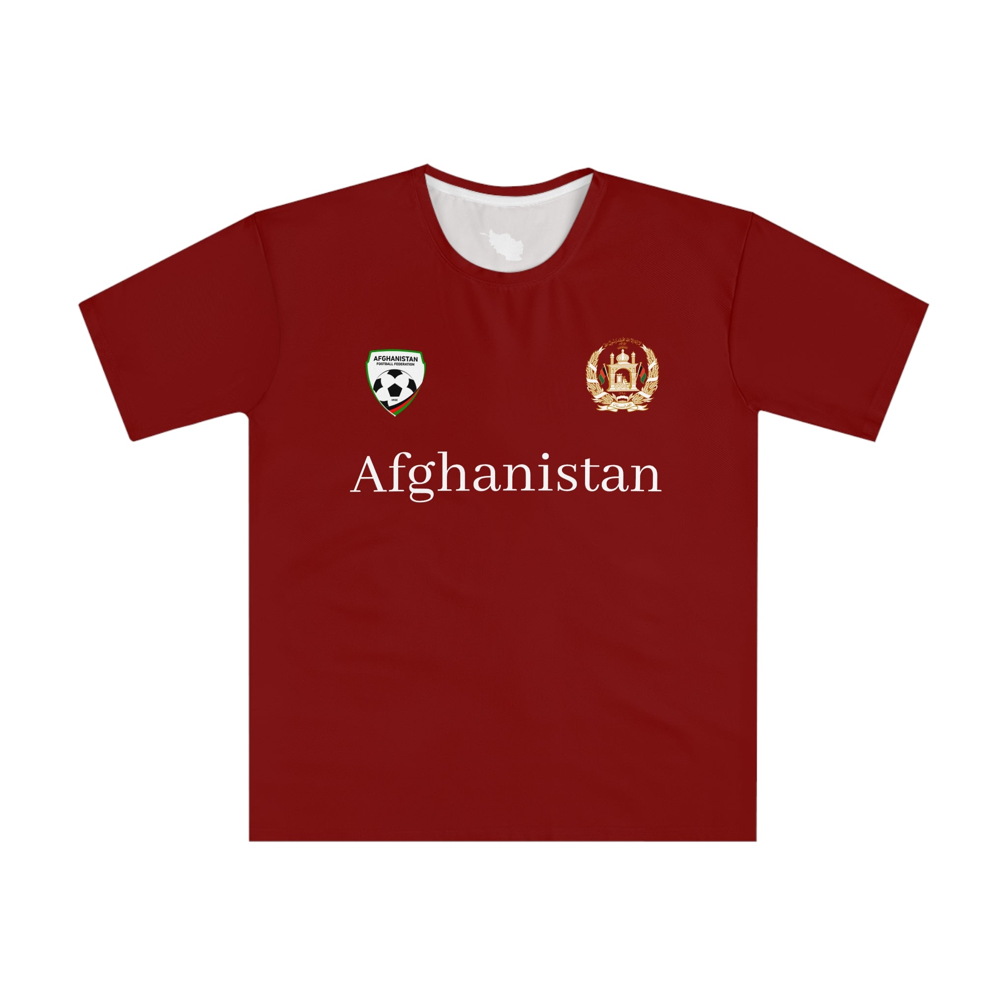 Afghanistan Fotboll T-shirt Red